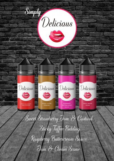 New Delicious Range (120ml) E-Liquid