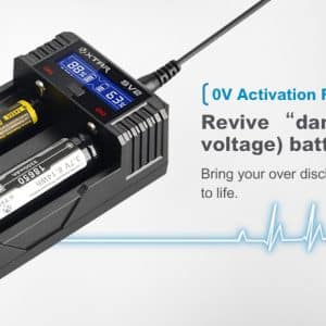 XTAR SV2 Rocket Charger (2 Bay) Batteries