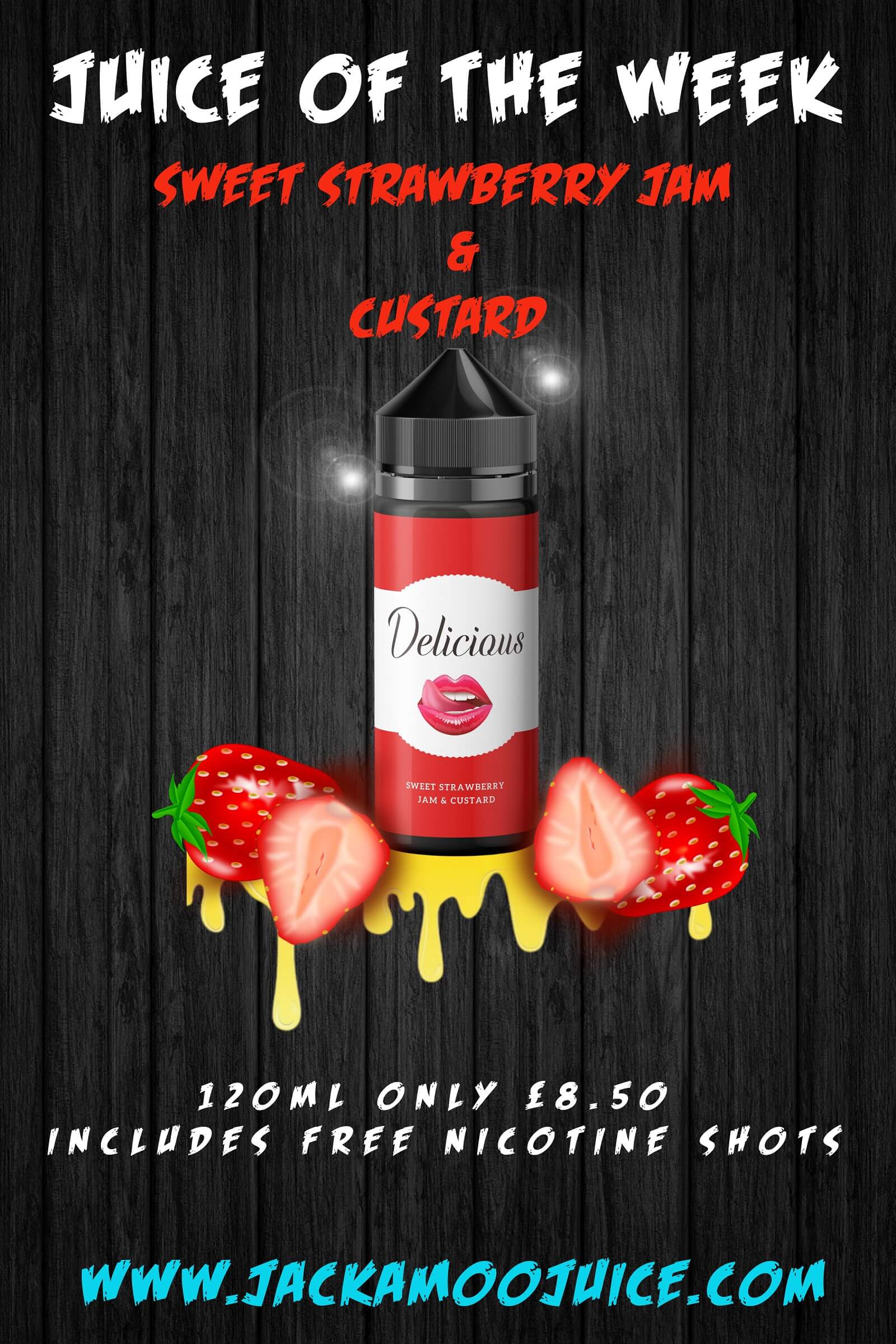 STRAWBERRY JAM & CUSTARD ELIQUID