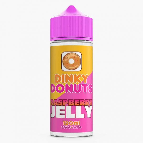 Raspberry Jelly by Dinky Donuts 100ml Branded E-Liquids 7