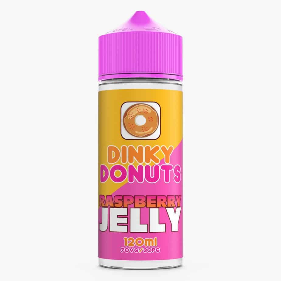 Raspberry Jelly by Dinky Donuts 100ml Branded E-Liquids 3